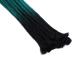 Dreadlock Extension Ombre for Hip-Hop | Synthetic Heat Resistant Faux Locs | 10 Strands/2 Packs Black to Dark Green - Buy Online on GoSupps.com