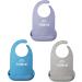Portable Adults Waterproof Anti-oil Silicone Bib Elderly Aged Mealtime Cloth Protector Senior People Aid Aprons 1 Pack Silico Gray-xl - Buy Online on GoSupps.com