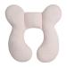 Blublu Park Baby Head Support Pillow for Newborn Infant(Upgraded) Soft Cotton Baby Travel Pillow for Car Seats and Strollers for Baby Pink