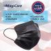 MagiCare Black Disposable Face Masks Made in USA - 50ct Box | Premium 3 Ply for Adults - Soft, Breathable & Comfortable - Buy Online on GoSupps.com