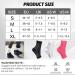 4 Pairs Compression Ankle Socks for Men & Women - Plantar Fasciitis & Arthritis Relief - Pink Size 38-42 - Buy Online on GoSupps.com