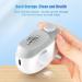 QUR Nail Clipper Electric Nail Clipper with Light & 2 Speeds Fingernail Cutter and Polisher Nail Scraps Storage Rechargeable - Buy Online on GoSupps.com