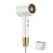 Hair Dryer - 5 Speed Hair Blower | Salon Hair Dryer | 2000w Fast Drying Hair Dryer | Portable Hair Accessories | High Speed Brushless Hair Blower | Powerful Professional Hair Dryer for Travel Salon White