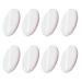 Molain 8-Part Round Make-Up Sponge Set with Strap - Smooth Powder Blending for Primer Cream & Concealer - Full Coverage Face & Body Applicator in White - Buy Online on GoSupps.com