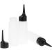 Buy 3-Piece Hair Coloring Container Set | Plastic Applicator Bottles with Angle Tip for Hairdressing & Salon Use | Empty Color Mixing Bottles - Buy Online on GoSupps.com
