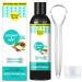 Coconut Pulling Oil Coconut Mint Oil Pulling Mouthwash with Tongue Scraper Natural Teet Whitening Mouthwash Natural Essential Oil Pulling Mouthwash Oral Care to Help Fresh Breath(1PC)