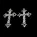 ZHOUMEIWENSP 2PCS Metal Cross Hairpin Clips - Retro Punk Duckbill Style for Novelty Hair - Buy Online on GoSupps.com