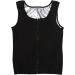 Waist Trainer Sweat Vest for Men Men Sauna Vest Shaper Gym Fitness Workout Neoprene Sweat Waist Trainer Zipper Tank Top Inner Silver L/XL - Buy Online on GoSupps.com