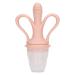 Fruit Food Pacifier Baby Fruit Food Pacifier Made of Silicone for Everyday Use (Pink)