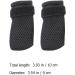 Hemoblo Cat Claw Covers - Breathable Mesh Scratch Protection 4 Pcs - Black Paw Caps for Fur Care & Bathing (10x9x0.5cm) - Buy Online on GoSupps.com