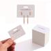 150PCS Earring Cards 5x3.5cm Earring Display Cards for Selling Jewelry Packaging Brown Earing Card Holders for Earrings Empaques para Joyeria Small Business (White 5.5X4CM) White 5.5X4CM