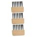 DOITOOL 3pi ces Outils De Nettoyage De Brosse Cheveux Brosse De Nettoyage Ergonomique Pour Peigne Pratique Et Multifonctionnel 6.2X5.4X1.5CM couleur assortie