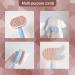 Self-Cleaning Cat Brush for Long & Short Hair - Removes Loose Fur & Dirt - Blue - Buy Online on GoSupps.com