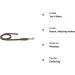 Buy Fat Leather Lines - 1m 1.35m 2.20m 3m in Chrome or Brass | Durable 8mm Brown with Brass Hook | International Shipping Available - Buy Online on GoSupps.com