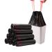 RTBQJ-AT 15 liters of garbage bags with pulling tape and handles 13l trash bag tearproof and liquid-tight (50x55cm 120 pieces) 120 bag black 120 pieces (1 Pack)