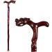 Cane Elderly Crutches Solid Wood Walking Stick Fine Carving Faucet Crested Head Handle Implied Auspicious Elderly Supplies Walker 88 cm (34.64 inches) Long Can be truncated (Color : B) Beautiful - Buy Online on GoSupps.com