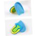 Healvian Silicone Heel Cup Cushion Inserts - Orthotic Insoles for Men and Women, Gel Half Insole Pads for Arch Support - 2 Pairs, Assorted Colors - 11.3X7.5 CM - Buy Online on GoSupps.com