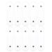 10PCs Transparent Nail Art Tips Display stand double-sided adhesive tape Nail Art Acrylic strip display manicure DIY nail accessories for home and salonuse (transparent)