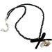 Oralgos Korean Fashion Loop Heart Pendant Pearl Necklace - Gothic Adjustable Collarbone Chain for Women - Aesthetic Jewelry in Resin Alloy - Buy Online on GoSupps.com
