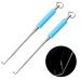 XHNFCU 2pcs Stainless Steel Fishing Unhooking Disgorger Portable Fishing Hook Remover Unhooking Extractor Fishing Accessories