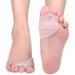 ALINZO Gel Toe Separator - Silicone Bunion Corrector for Women - Toe Straightener and Spreader for Hallux Valgus Correction - Transparent Silicone - Buy Online on GoSupps.com