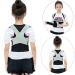 Posture Corrector Adjustable Back Posture Corrector Clavicle Spine Back Shoulder Lumbar Brace Support Back Pain Relief Prevents Slouching Back Brace (Black With Grey XL) Better life Black XL - Buy Online on GoSupps.com