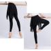 Skirted Leggings for Women Stretchy Yoga Pants with Chiffon Skirt for Ballet Dance | Medium Size - Buy Online on GoSupps.com