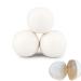 yruphome Wool Dryer Balls Tumble Dryer Balls - 4pcs Handmade Reusable Organic Wool Laundry Balls for Fabric Softening Reduce Drying Time Noise Static-Cling & Wrinkles with No Bad Odor (6cm:4pcs)