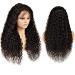 Real Hair Front Lace Wigs for Women | 30-Inch Natural Curly Heat-Resistant Fiber Wigs with Baby Hair - Buy Online on GoSupps.com
