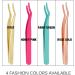 JCC Stainless Steel Eyelash Extension Tweezers - Curved Remover Tool for Lash Holder - Rose Gold Finish - 1 PCS - Buy Online on GoSupps.com