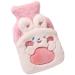 Nuobesty plush heating bag body heat bottle Refillable hot water bag water bag against pain bed water bottle hot water bag for the winter bag child liner rubber