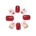Brishow Christmas Artificial Nails - 24 Press-On Red Snow Moose Design for Women & Girls - Buy Online on GoSupps.com