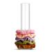 Acrylic Scrunchie holder Stand girl clear scrunchy tower hair tie accessories organizer holds lots of hair tie acrylic jewelry bracelet display stand bangle scrunchy display organizer t-bar