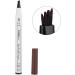 Liquid Eyebrow Pencil Eyebrow Pencil Four Forks Long Lasting Liquid Eyebrow Pen Waterproof Pencil (1# dark brown mocha color) - Buy Online on GoSupps.com