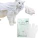 Petjanicahome Nursing towels for dogs & cat wet wipes Dog cleaning gloves for pets Desodorative wiping towels for paws face body and buttocks ... cleaning towels massage gloves