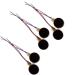 tatoko DC 3V 12000RPM Two Wired 10mm x 3mm Coin Cell Phone Vibration Motor for Cell Phone Electronic Device Repair Single Board Computers Project Classroom Project Bristle Bots Cable 6pcs