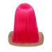 Buy SHIYID Hot Pink Lace Front Synthetic Wig | Heat Resistant Short Wig for Black Women & Drag Queens - Natural Hairline - Buy Online on GoSupps.com