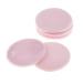 Jimking 5 pieces Powder Quaste round make-up powder sponge made of applianter cotton air cushion puff with band powder quack for for use bb cream liquid foundation cream foundation loose powder pink