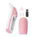 Ear Cleaner Earwax Removal Reusable Electric Automatic Ear Cleaner with Light for Adults Kids(Pink)