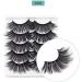 Desikixudy 5 Pairs 25mm Eyelashes Eyelashes Lashes Natural Dramatic Volume Eyelashes Extension False Eyelashes 5D89 - Buy Online on GoSupps.com