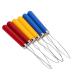 6 pieces of button hooks with wire cutting one-handed button tools button hooks and zippering zipper button hook auxiliary tools for pulling zipper zipper and auxiliary