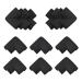 INCREWAY 16pcs Black Safety Corner Cushion Super Soft Baby Proofing Corner Protector with Adhesive