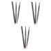 HAPINARY 3pcs 2 1 Eyebrow Pencil Waterproof Eyebrow Pencils Eyebrow Brush Waterproof Brow Pencil Stand Preamp