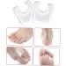 Mobestech 15 Pairs Clavus Heel Cushion Inserts U Shaped Foot Pad Gel Callus Cushion Soft Gel Insoles Shoe Cushion Insoles Callus Buffing Pad Callus Ring Corn High Heel - Buy Online on GoSupps.com