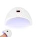 36w nail dryer lamp fashion nail hardening machine manicure tool smart led uv gel nail polish dryer lamp nail polish dryer for normal nail polishes with 12 light beads(White)