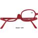 Red Magnifying Makeup Glasses - Essential Tool for Women | +2.50 Reading Eyeglasses - Buy Online on GoSupps.com