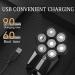 7D Electric Shaver for Men - Waterproof Cordless 7 Cutter Head Bald Shaver & Grooming Kit - Buy Online on GoSupps.com