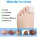 Pesalmon 12 Pack Gel Toe Caps - Pain Relief for Ingrown Toenails, Blisters, Corns - Big Toe Corrector & Protector - Silicone Toe Sleeves (White) - Buy Online on GoSupps.com