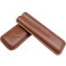 Portable Cigar Case Leather Cigar Holder Case with Cutter Humidor Travel Box Portable Cigar Accessory - Buy Online on GoSupps.com