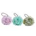 3pcs Scrubber Body Scrub Sponge Shower Ball Bath Sponge Exfoliate Natural Sponge Bathroom Sponge Bath Ball Loofah Sponge Soft Bath Men and Women Mesh Bath Wipe